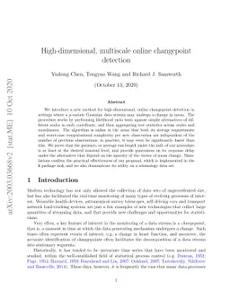High-dimensional, multiscale online changepoint detection