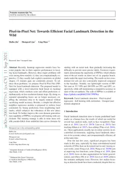 Pixel-in-Pixel Net: Towards Efficient Facial Landmark Detection in the
  Wild