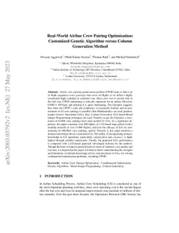 Real-World Airline Crew Pairing Optimization: Customized Genetic
  Algorithm versus Column Generation Method