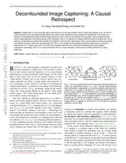 Deconfounded Image Captioning: A Causal Retrospect