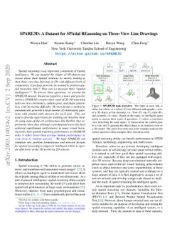 SPARE3D: A Dataset for SPAtial REasoning on Three-View Line Drawings