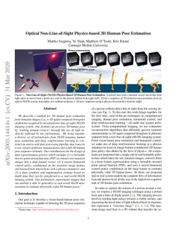 Optical Non-Line-of-Sight Physics-based 3D Human Pose Estimation