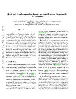 GeoGraph: Learning graph-based multi-view object detection with
  geometric cues end-to-end