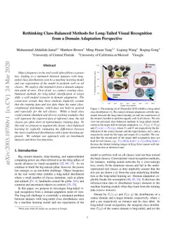 Rethinking Class-Balanced Methods for Long-Tailed Visual Recognition
  from a Domain Adaptation Perspective