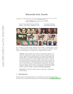 Deformable Style Transfer