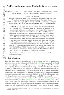 ASFD: Automatic and Scalable Face Detector