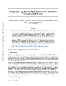 Bridging the Gap Between Spectral and Spatial Domains in Graph Neural
  Networks
