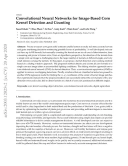 Convolutional Neural Networks for Image-based Corn Kernel Detection and
  Counting