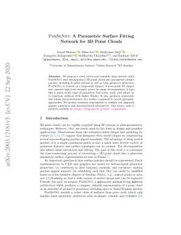 ParSeNet: A Parametric Surface Fitting Network for 3D Point Clouds