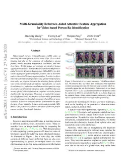 Multi-Granularity Reference-Aided Attentive Feature Aggregation for
  Video-based Person Re-identification