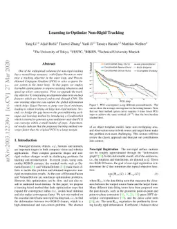 Learning to Optimize Non-Rigid Tracking