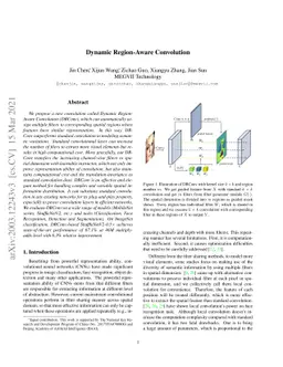 Dynamic Region-Aware Convolution