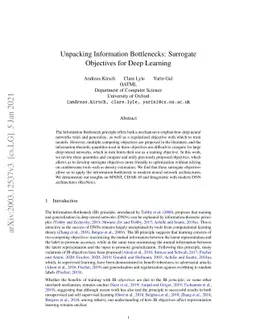 Unpacking Information Bottlenecks: Unifying Information-Theoretic
  Objectives in Deep Learning
