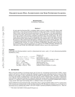 Gradient-based Data Augmentation for Semi-Supervised Learning