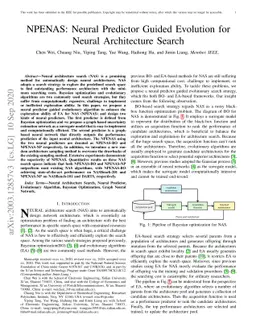 NPENAS: Neural Predictor Guided Evolution for Neural Architecture Search