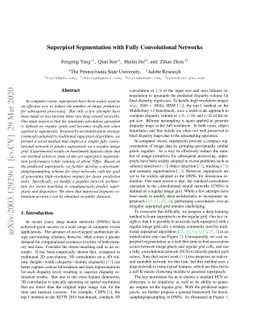 Superpixel Segmentation with Fully Convolutional Networks