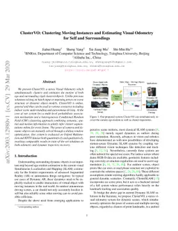 ClusterVO: Clustering Moving Instances and Estimating Visual Odometry
  for Self and Surroundings