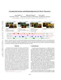 Learning Interactions and Relationships between Movie Characters