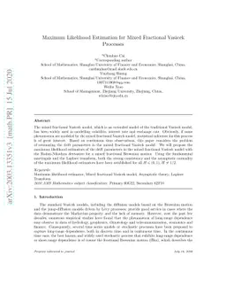 Maximum likelihood estimation for mixed fractional Vasicek processes