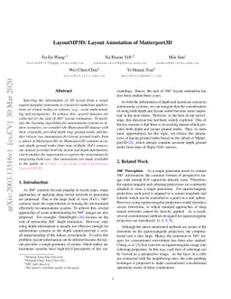 LayoutMP3D: Layout Annotation of Matterport3D