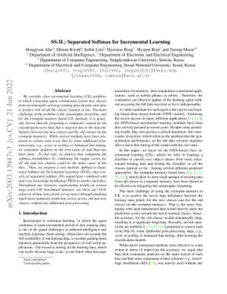 SS-IL: Separated Softmax for Incremental Learning