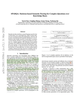 SPARQA: Skeleton-based Semantic Parsing for Complex Questions over
  Knowledge Bases