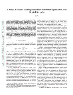 A Robust Gradient Tracking Method for Distributed Optimization over
  Directed Networks