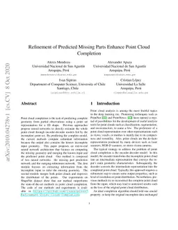 Refinement of Predicted Missing Parts Enhance Point Cloud Completion