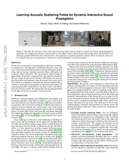 Learning Acoustic Scattering Fields for Dynamic Interactive Sound
  Propagation