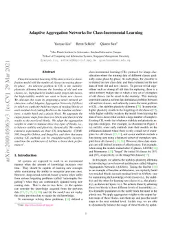 Adaptive Aggregation Networks for Class-Incremental Learning