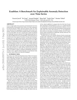 Exathlon: A Benchmark for Explainable Anomaly Detection over Time Series