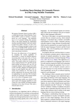 Localizing Open-Ontology QA Semantic Parsers in a Day Using Machine
  Translation