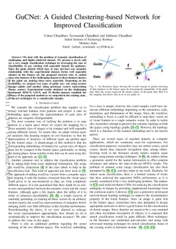 GuCNet: A Guided Clustering-based Network for Improved Classification