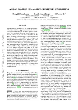 AI Song Contest: Human-AI Co-Creation in Songwriting