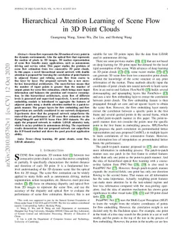 Hierarchical Attention Learning of Scene Flow in 3D Point Clouds