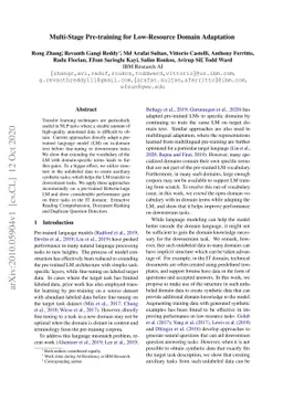 Multi-Stage Pre-training for Low-Resource Domain Adaptation