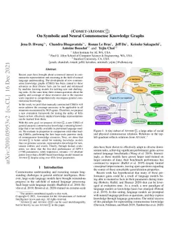 COMET-ATOMIC 2020: On Symbolic and Neural Commonsense Knowledge Graphs