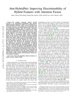 Attn-HybridNet: Improving Discriminability of Hybrid Features with
  Attention Fusion
