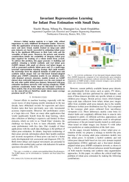 Invariant Representation Learning for Infant Pose Estimation with Small
  Data