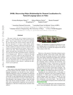 DORi: Discovering Object Relationship for Moment Localization of a
  Natural-Language Query in Video