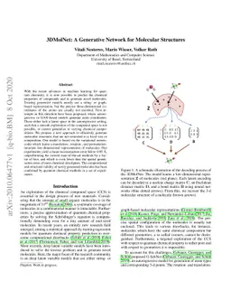 3DMolNet: A Generative Network for Molecular Structures