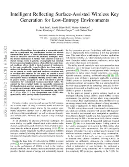 Intelligent Reflecting Surface-Assisted Wireless Key Generation for
  Low-Entropy Environments