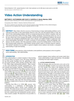 Video Action Understanding