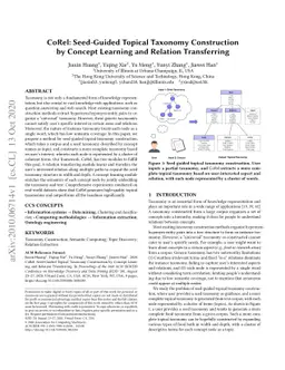 CoRel: Seed-Guided Topical Taxonomy Construction by Concept Learning and
  Relation Transferring