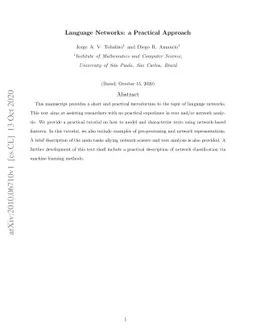 Language Networks: a Practical Approach