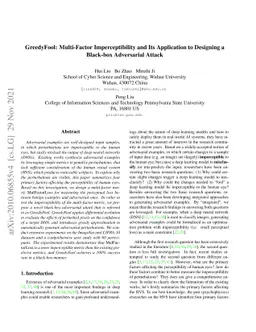 GreedyFool: Multi-Factor Imperceptibility and Its Application to
  Designing a Black-box Adversarial Attack