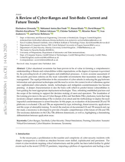 A Review of Cyber-Ranges and Test-Beds: Current and Future Trends