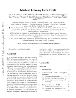 Machine Learning Force Fields