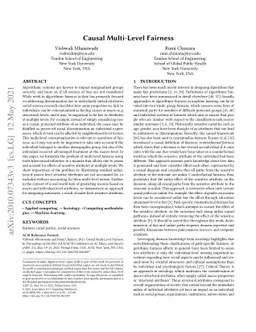 Causal Multi-Level Fairness