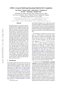 GMH: A General Multi-hop Reasoning Model for KG Completion